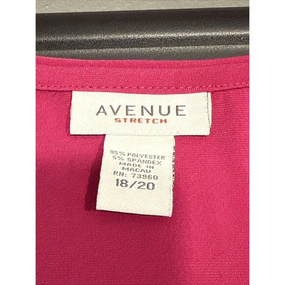 Avenue Stretch Pink Sleeveless Tank Top Plus Size 18/20 - Picture 4 of 5